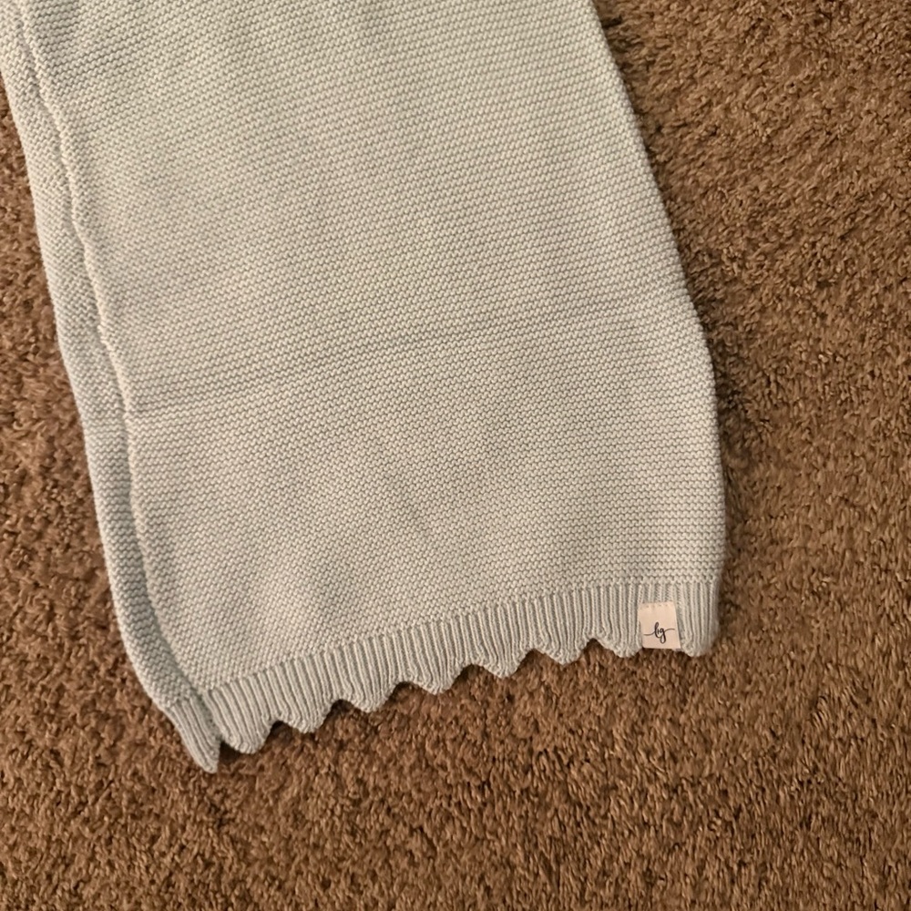 Love + Grow Light Blue Sweater Knit Pants - Picture 4 of 5